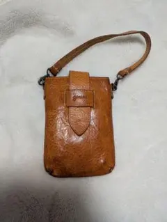 genten ゲンテン　ポーチ　ポシェット　牛革