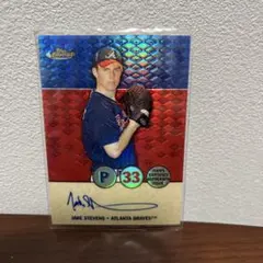 Jake Stevens サイン入りカード 2005 Topps Finest
