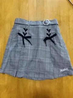 X-girl スカート　チェック　130