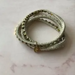 【美品】gingam 3連 ノンエレブレスレット