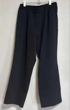 メンズ　ワイドパンツ　ブラック　Mサイズ
