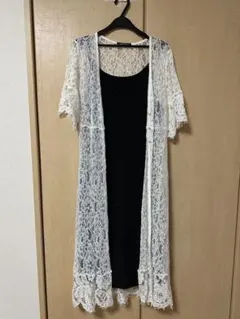 値下げ⭐︎one way レースカーディガンセットのサムネイル