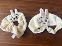 ちいかわ うさぎ シュシュ＆猫のかぶりものセット