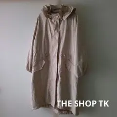 THE SHOP TK フード付きスプリングコート ベージュ Lのサムネイル