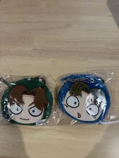 忍たま乱太郎　ミニポーチキーホルダー　山田利吉　小松田秀作