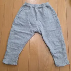 devirock 無地サルエルスウェットパンツ　100 グレー