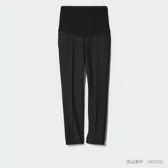 美品！UNIQLO スマートアンクル　マタニティパンツ BLACK