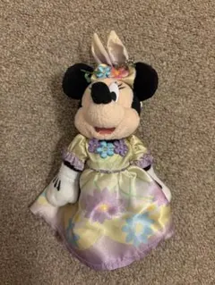 ミニー　ぬいぐるみバッジ　ディズニーイースター　2015 ヒッピティ・ホッピティ