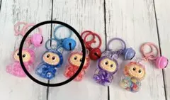 オイルLABUBU 【ブルー】 かわいいキーホルダー チャーム