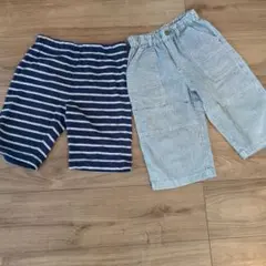 6日までお値下げ！美品！キッズ　ズボン2本セット　120