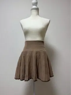 NICE CLAUP ナイスクラップ ニット プリーツスカート A82