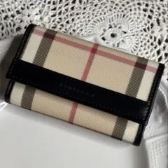 BURBERRY♡バーバリー　ノヴァチェックPVC レザー6連キーケースのサムネイル