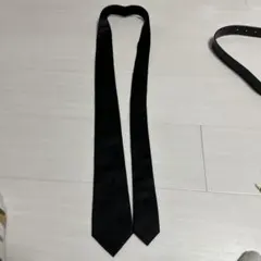 黒 ネクタイ シルク100% メンズ　LES MUES