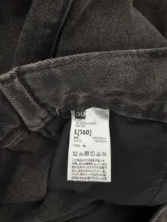 kan様専用 GU GIRLSバレルレッグジーンズJR ダークグレー　未使用