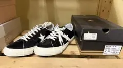 【新品】CONVERSE ONE STAR ブラック 7.5 US