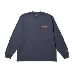 長袖 オーバーサイズド コットン Tシャツ Tagging スレートグレー M