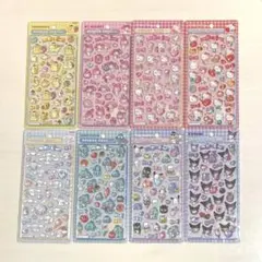 【新品・正規品】ボンボンドロップシール サンリオ 第二弾8種　コンプリートセット