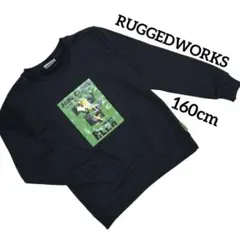 【RUGGEDWORKS】ラゲッドワークス　トレーナー　裏起毛　マイクラ　160