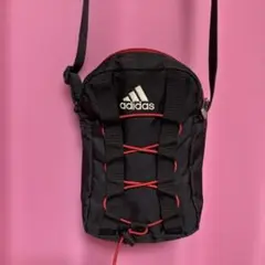 adidas ショルダーバッグ 黒 ポリエステル