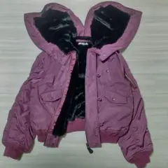 【希少】MOUSSY N-2B　ボンバージャケット　 パープル　紫