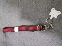 【新品】familiar ショルダーストラップ 赤1-