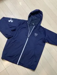 ☆美品☆UNDER ARMOUR ネイビー ウィンドブレーカー