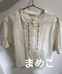 SM2　サマンサモスモス 刺繍ブラウス チューリップ柄