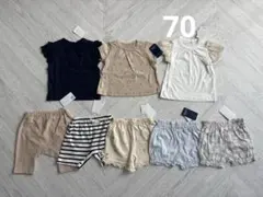 新品　70cm 半袖トップス＆ボトムス　8着セット　保育園着　まとめ売り