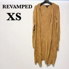 REVAMPED 【XS】ロングカーディガン ベージュ　レディース　秋冬