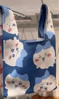 ハチワレ ニットバッグ｜ちいかわ ウサギトートバッグ 未使用