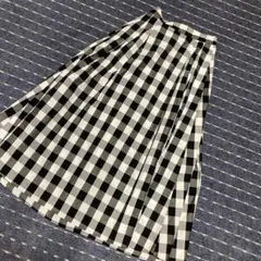 アーバンリサーチ　doors コットンウエストタックフレアスカート