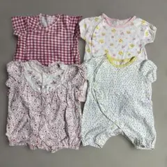 まとめ売り　女の子ロンパース　半袖　【バラ売り可】