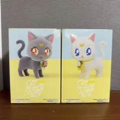 Fluffy Puffy セーラームーン　ルナ・アルテミス フィギュアセット