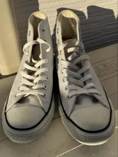 コンバース オールスター ハイカット レザースニーカー 白 27.0