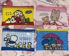 サンリオキャラクターズ　フラットポーチ　まとめ売り