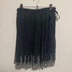 レイヤードスカート ひざ丈スカート