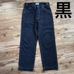 SCHOTT ショット　ヒッコリーデニム　ブラック　30のサムネイル
