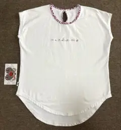 ミカノ　ミカランセ　バックデザインエアリーTシャツ