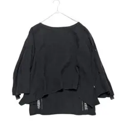 よ*み様 美品 キャピタル KAPITAL サイドレース切替 リネン ブラウス