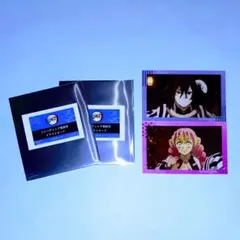 鬼滅の刃 伊黒小芭内 甘露寺蜜璃 トレーディング場面写イラストカード