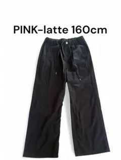PINK-latte ブラック ストレートパンツ 160cm