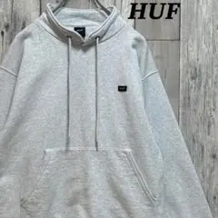 ハフ　HUF プルオーバー　モックネック　ドローストリング　スウェット　M