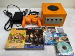 ゲームキューブ GAMECUBE 本体 ソフト一式セット 任天堂 オレンジ