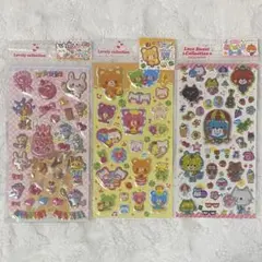 レモン株式会社 めちゃらぶシール 3枚セット 平成レトロ