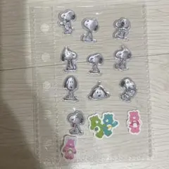 正規品 韓国限定　スヌーピー ボンボンドロップシール　3Dシール　おすそわけ