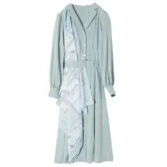 【新品】eimy istoire　スカーフ付きフロントボタンワンピース