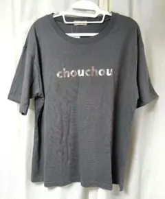 【接触冷感】箔プリントTシャツ サマンサモスモス チャコールのサムネイル