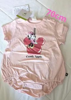 ミニーマウス ロンパース 70cm
