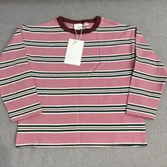 ZARA ヘビーウェイトストライプ柄Tシャツ