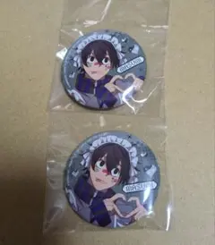 桃源暗鬼 淀川真澄 ジャージメイド ガチャ 缶バッチ 2点セット売り